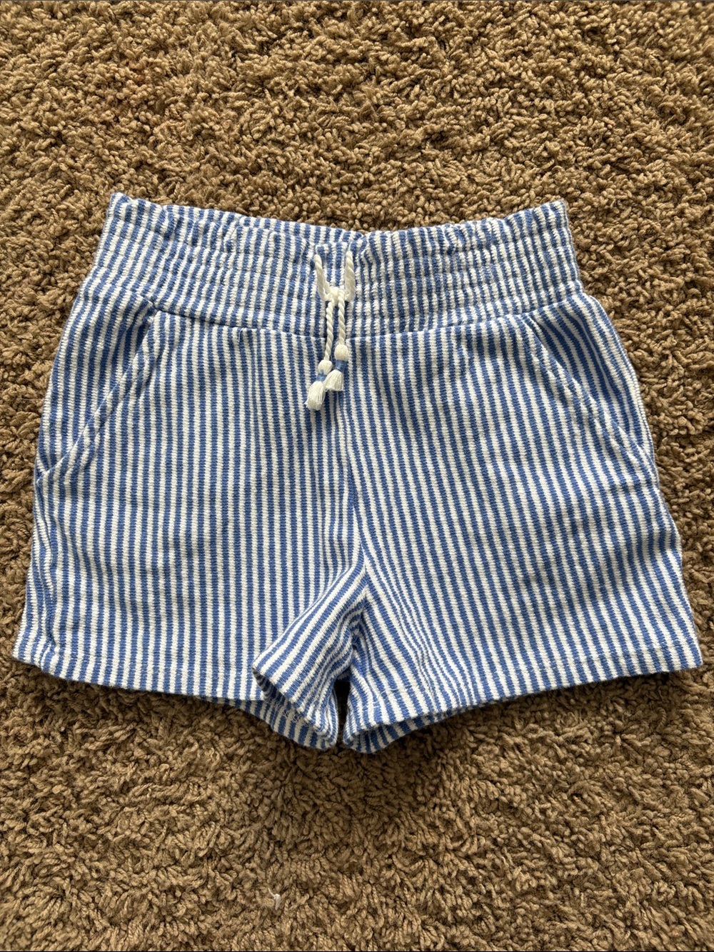Tommy Bahama Blue and White Striped Kids Shorts